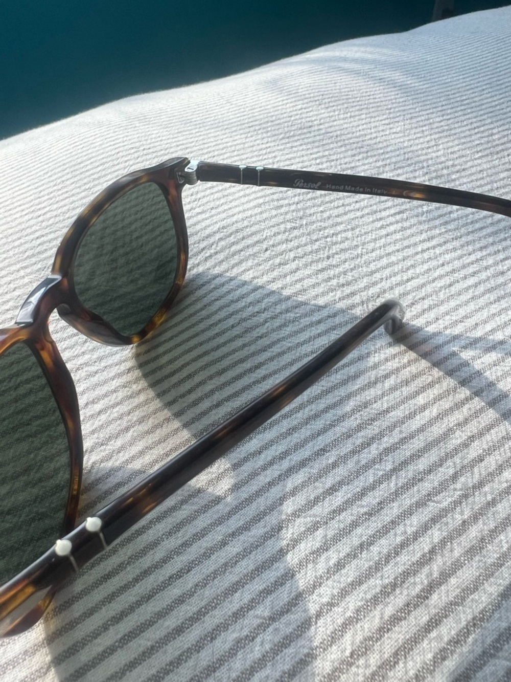 Persol 649 Tortoise Sunglasses PO0649 140 3N Hand Made in Italy + Case - Picture 4 of 10